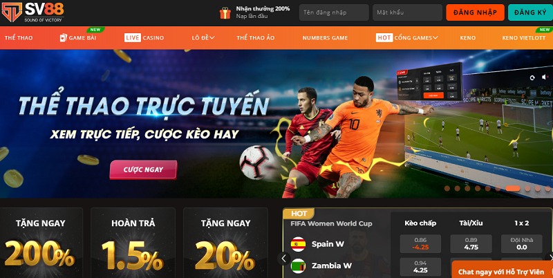 Hướng dẫn đăng ký cá cược thể thao tại nhà cái SV88