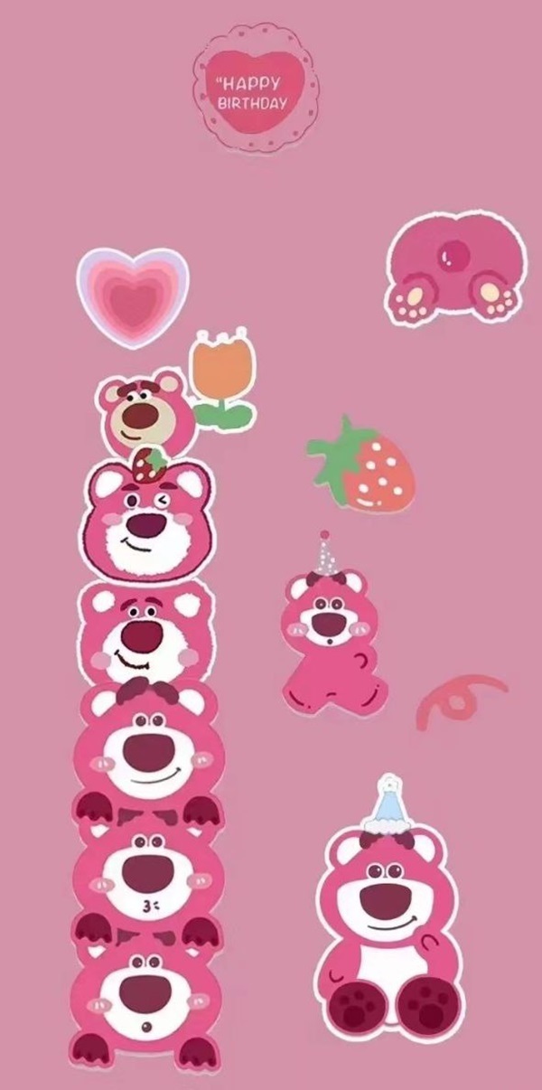 Hình nền đầu gấu dâu Lotso 6