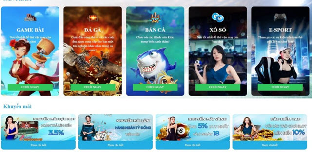 Kho game phong phú và đa dạng các thể loại