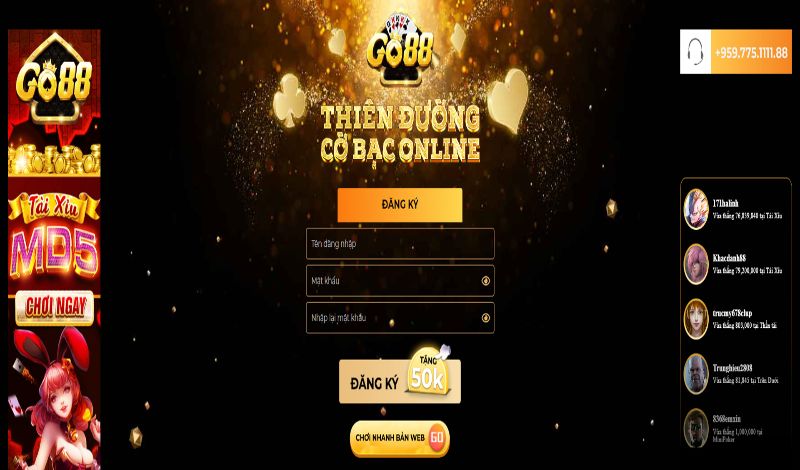 Cách truy cập giải trí tại Go88