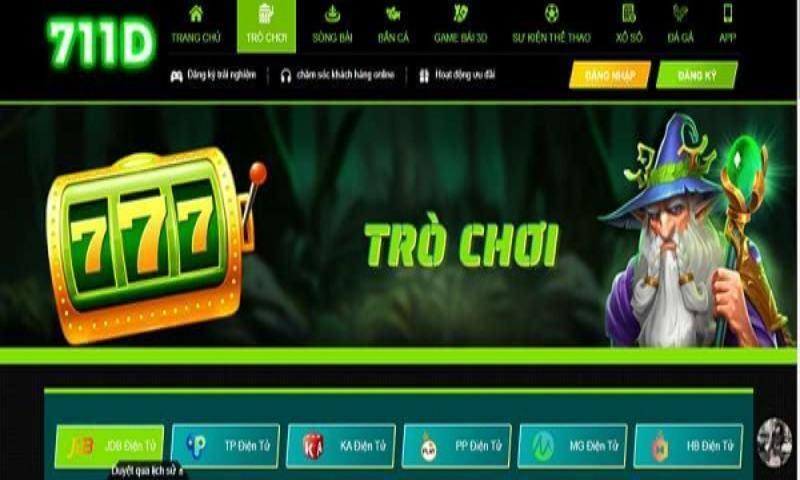 Chơi gì tại nhà cái 711d?