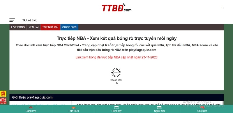 Trực tiếp NBA là website chuyên về phát trực tiếp bóng rổ