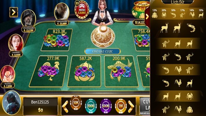 Những ưu điểm nổi bật của bầu cua live tại 789win