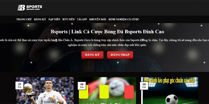 Bsports Guru nhà cái thể thao ấn tượng 2024