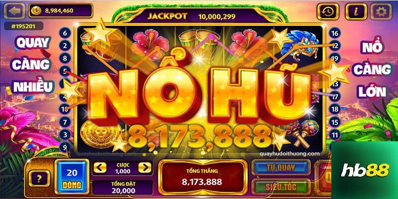 Game nổ hũ HB88 hấp dẫn lôi cuốn