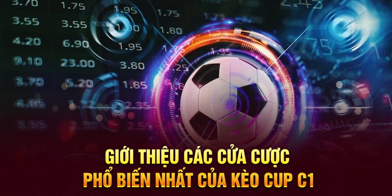 Giới thiệu các cửa cược phổ biến nhất của kèo Cup C1