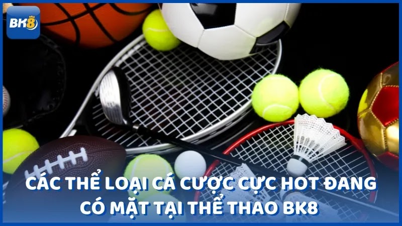 Các thể loại cá cược cực hot đang có mặt tại thể thao BK8 