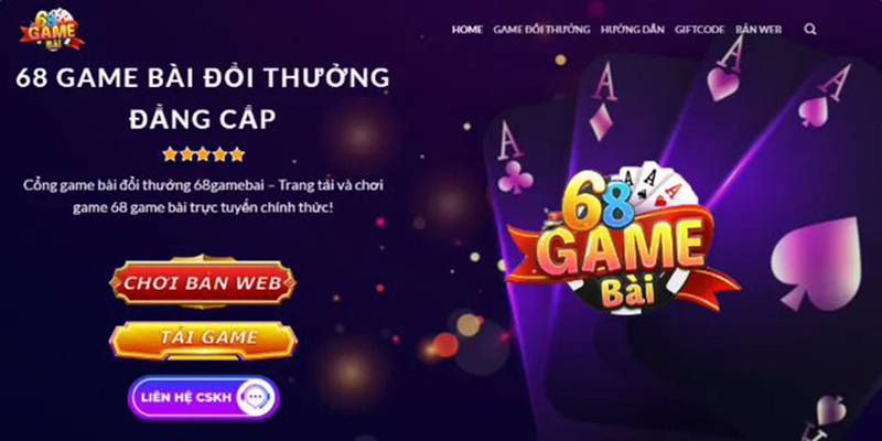 68 game bài sở hữu nhiều ưu điểm vượt trội