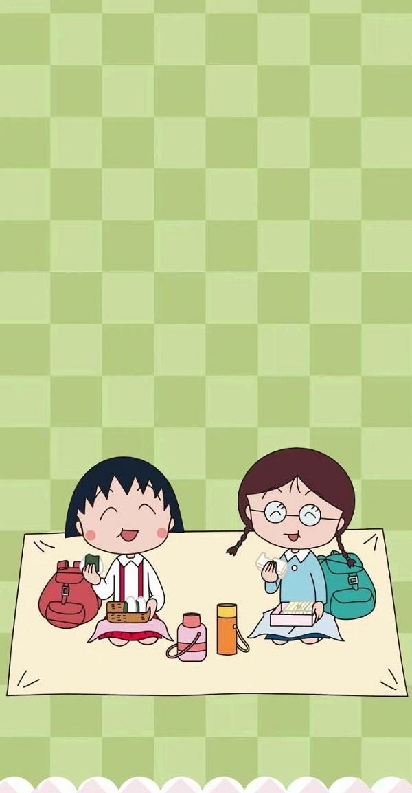 Hình nền Chibi Maruko-chan dễ thương 24