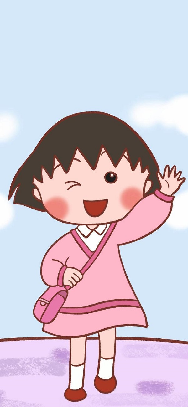 Hình nền Chibi Maruko-chan dễ thương 5