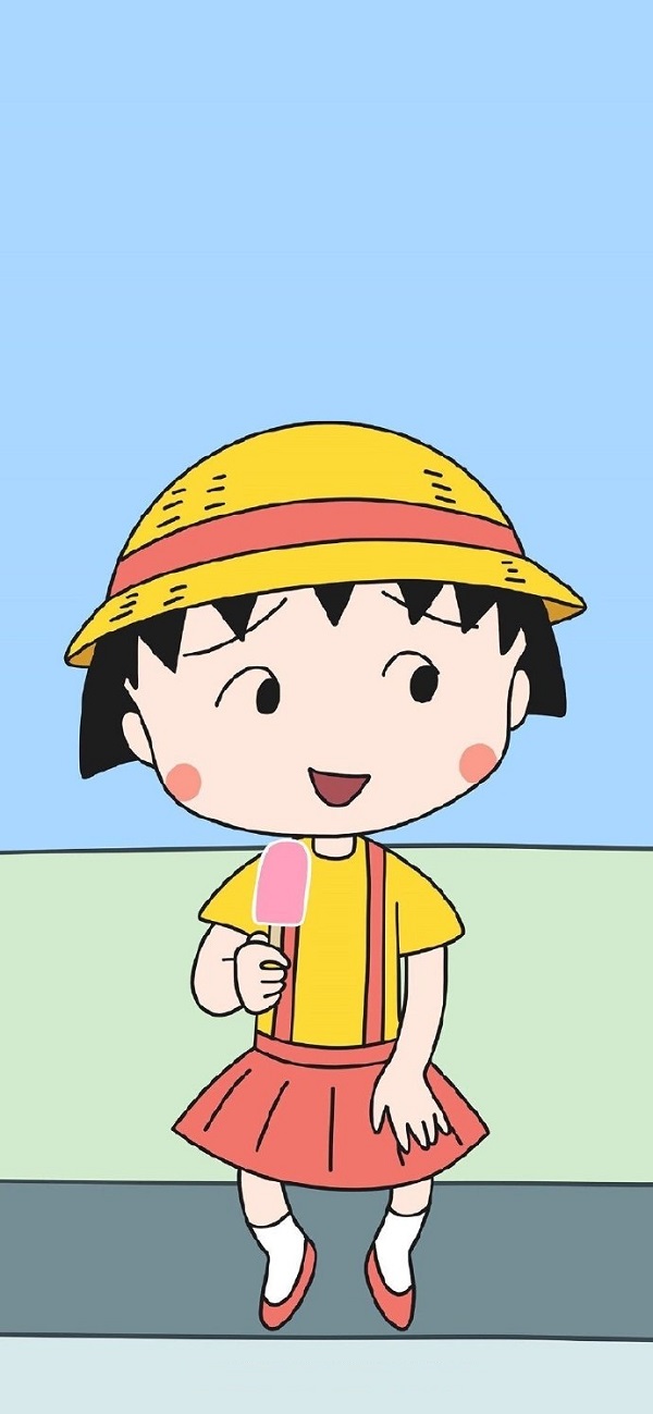 Hình nền Chibi Maruko-chan dễ thương 10