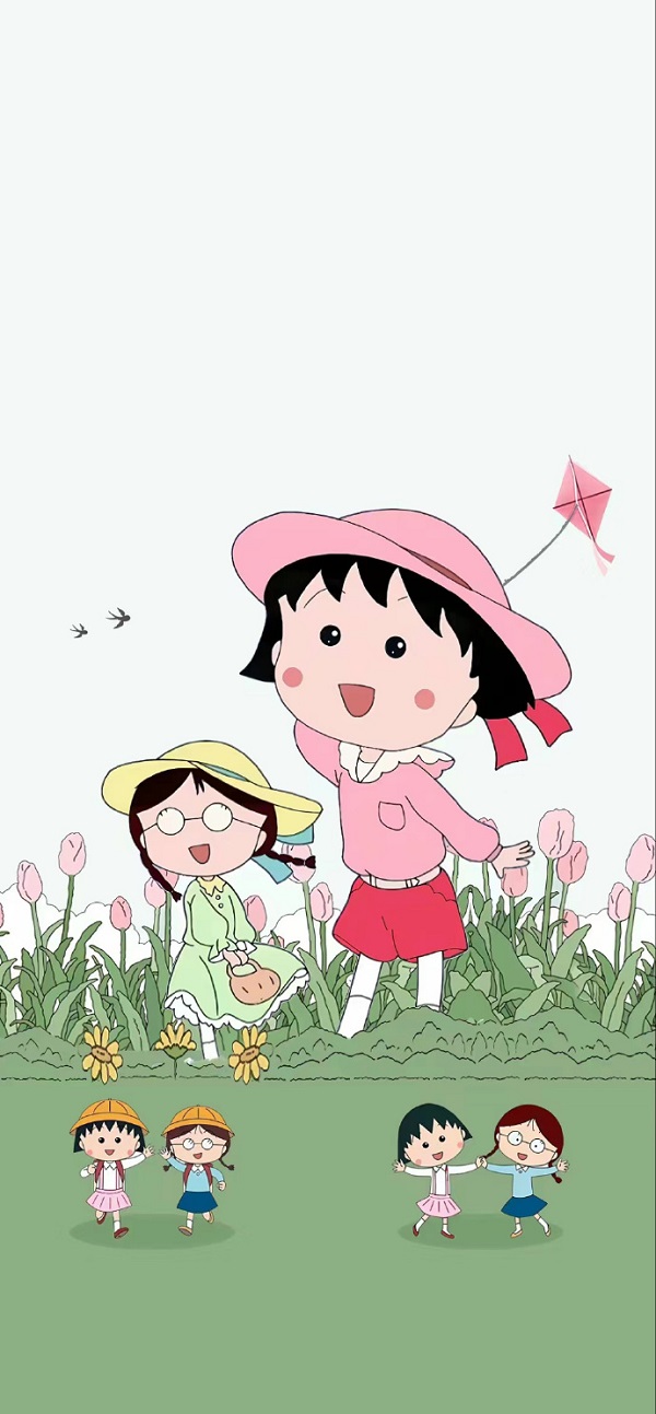 Hình nền Chibi Maruko-chan dễ thương 19