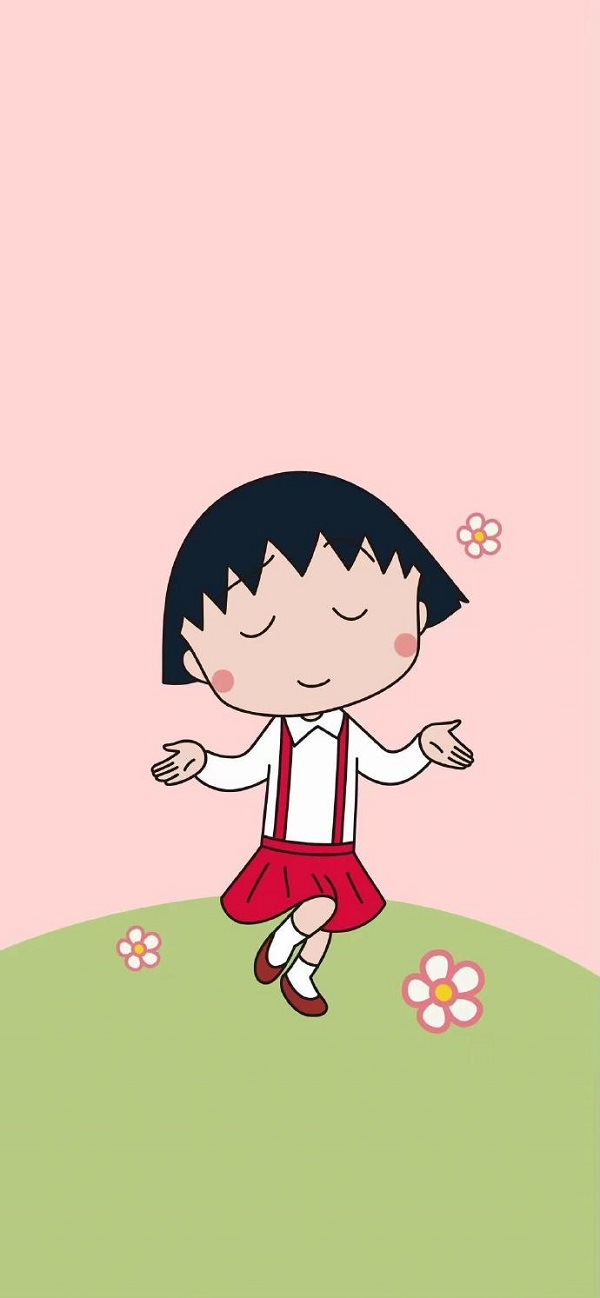 Hình nền Chibi Maruko-chan dễ thương 22