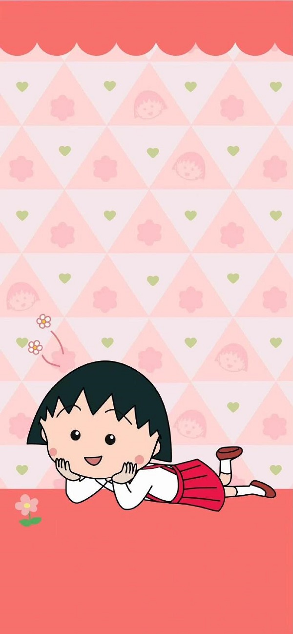 Hình nền Chibi Maruko-chan dễ thương 23