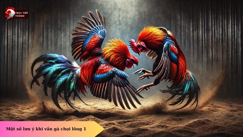 Một số lưu ý khi vần gà chọi lông 1