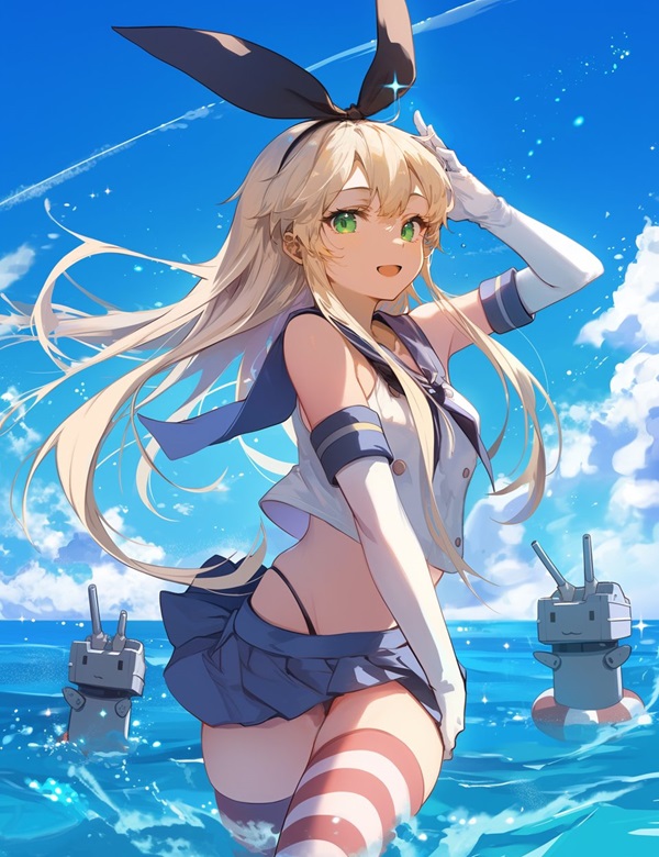 Ảnh Shimakaze cute 2