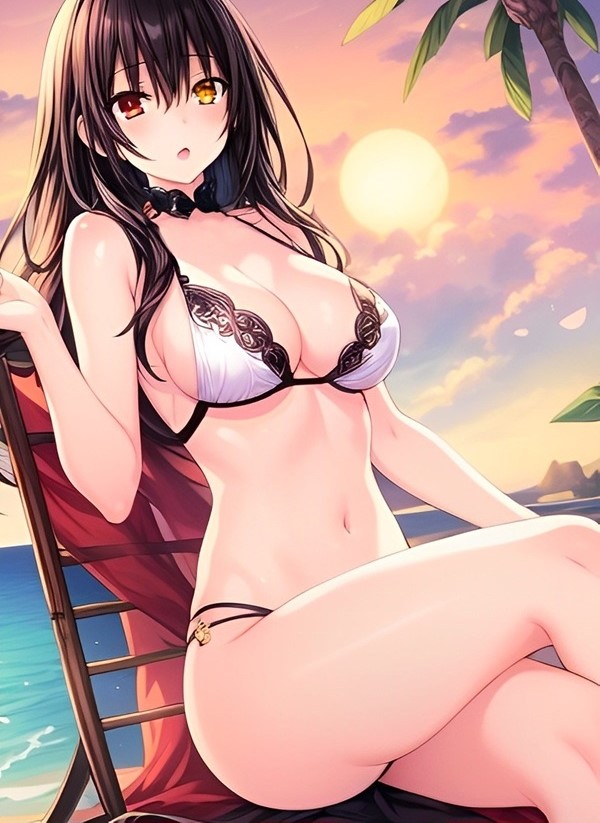 Ảnh Tokisaki Kurumi bikini 11