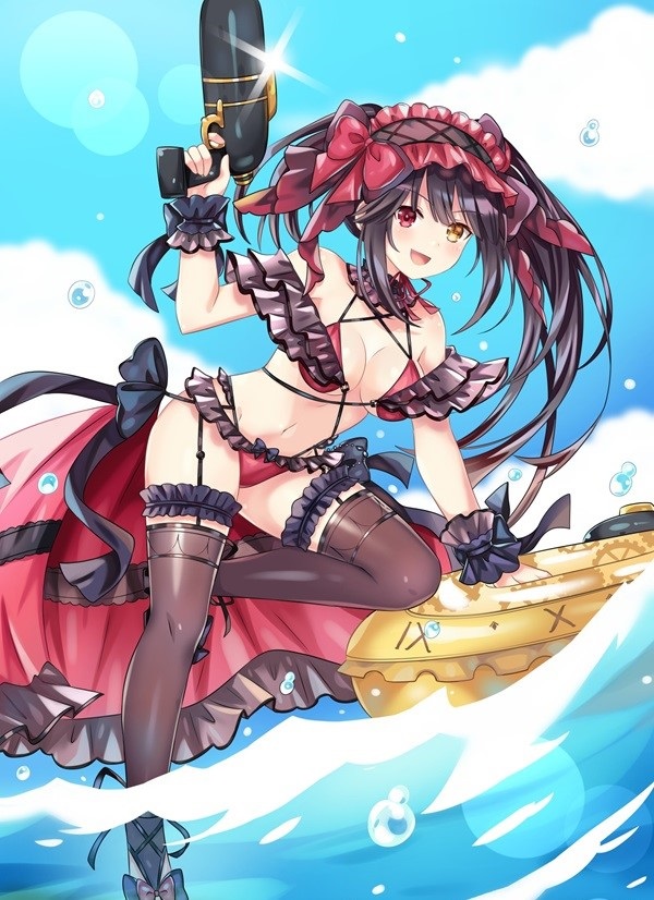 Ảnh Tokisaki Kurumi bikini 15