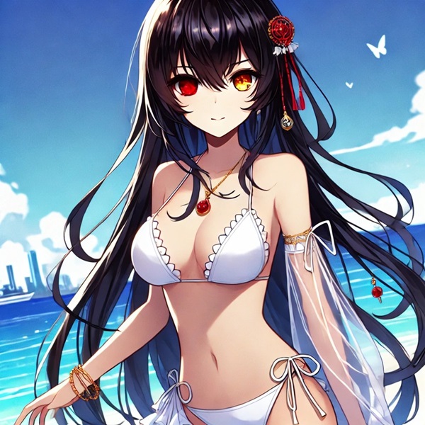 Ảnh Tokisaki Kurumi bikini 2