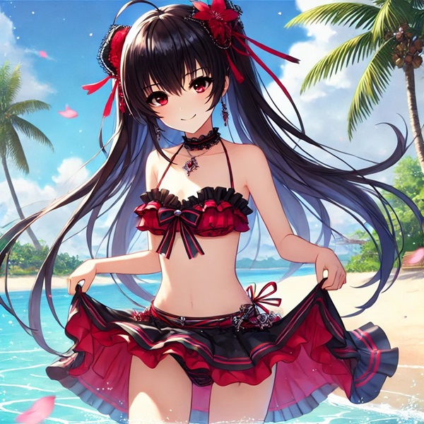 Ảnh Tokisaki Kurumi bikini 20