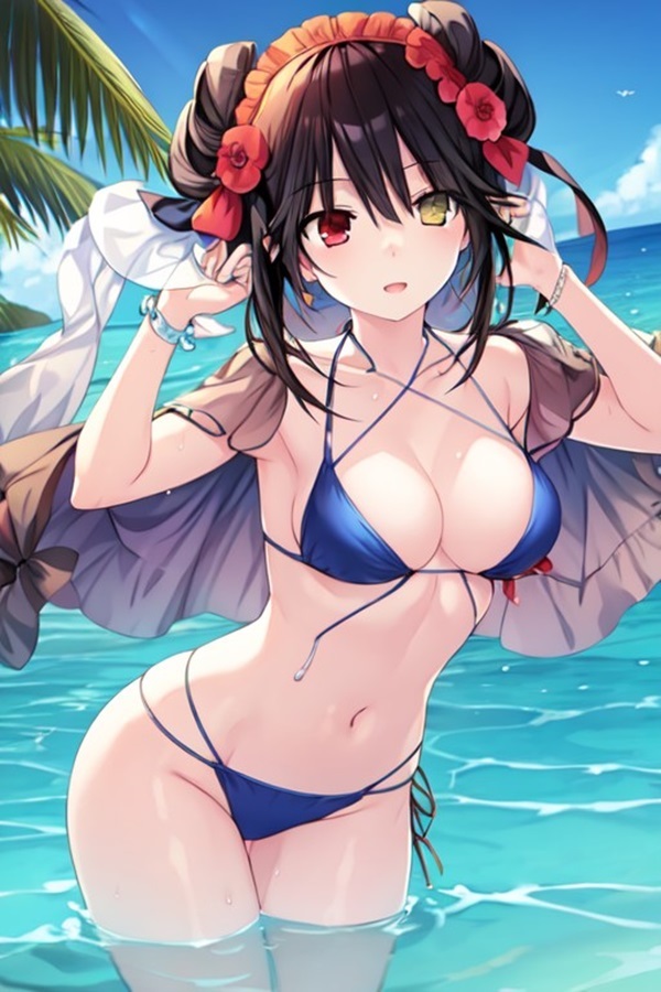 Ảnh Tokisaki Kurumi bikini 4