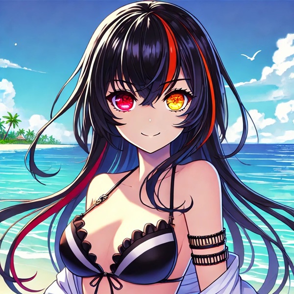 Ảnh Tokisaki Kurumi bikini 7