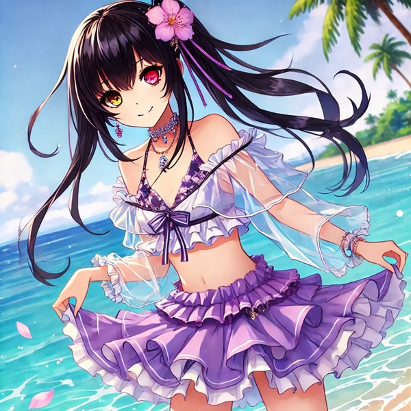 Ảnh Tokisaki Kurumi bikini 8