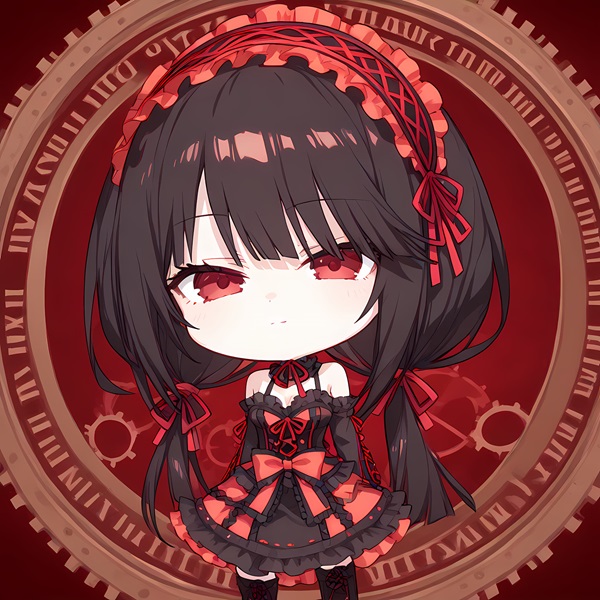 Ảnh Tokisaki Kurumi chibi 2