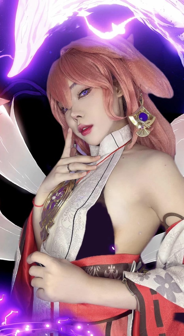 Ảnh Yae Miko cosplay 5