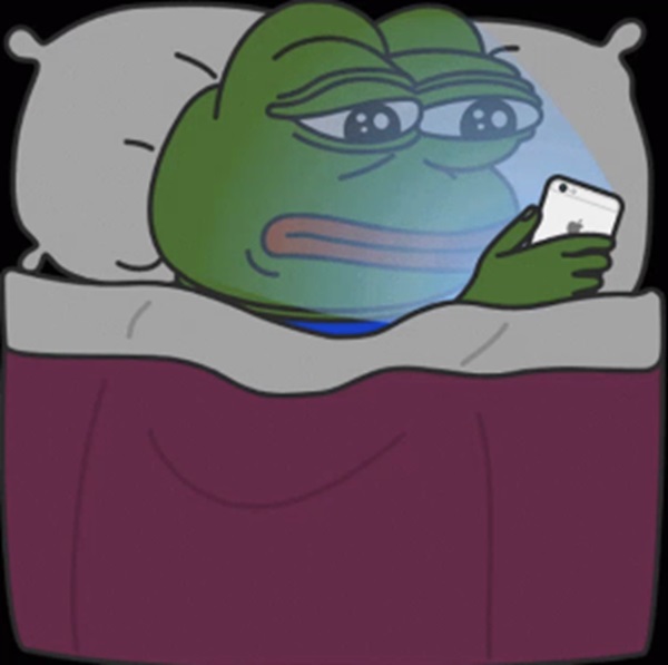 Meme frog sad​ 2